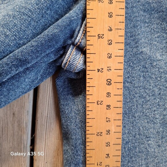 Zara Womens Wide-Leg Cropped Jeans Size 6 Medium Wash Denim Made In Bangladesh - Picture 11 of 11